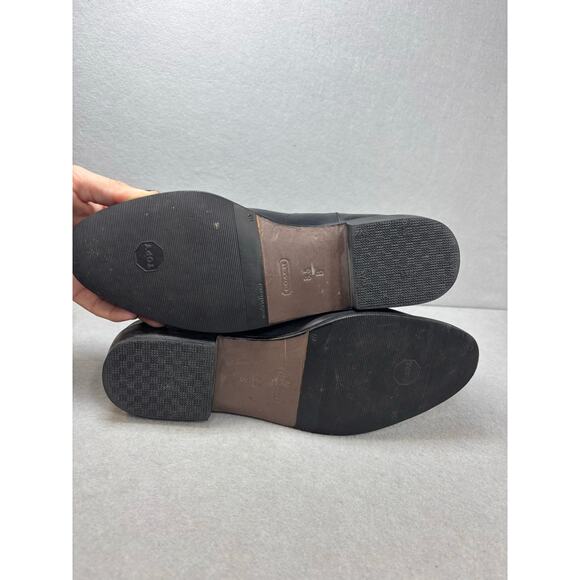 Coach Lucia Black leather Chelsea boot women's 8.5 - Picture 10 of 13